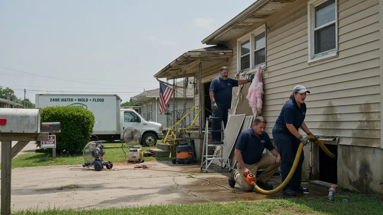 Water Damage Repair in Texola, OK near me